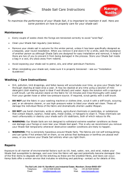to our Shade Sail Care Guide