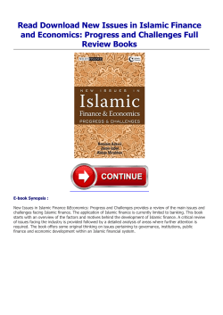 Read New Issues in Islamic Finance and Economics
