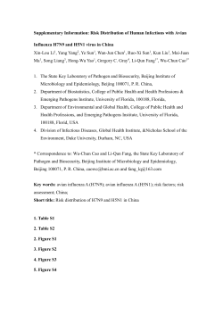 Supporting Information: Risk Distribution of Human