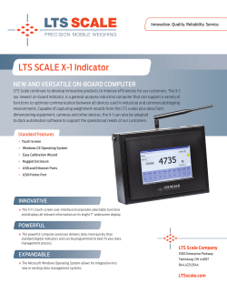LTS SCALE X-1 Indicator