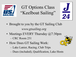GT Options Class &ldquo;Learn to Sail&rdquo;