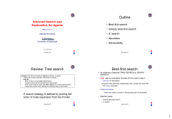 Informed search algorithms