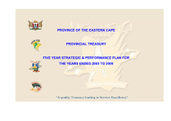 province of the eastern cape provincial treasury