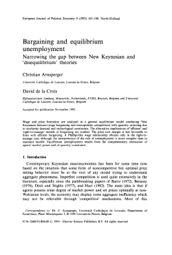 Bargaining and equilibrium unemployment - WH5 (Perso)