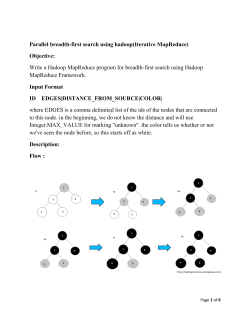 Parallel breadth-first search using hadoop(Iterative MapReduce