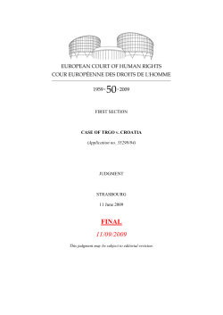 ECHR - Ustavni sud RH