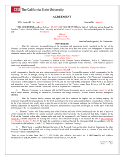 Agreement Bonds Certification Forms