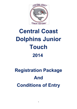 central coast dolphins junior touch