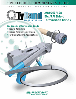 M85049/128 EMI/RFI Shield Termination Bands