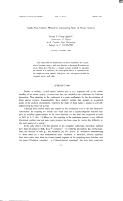 Saddle-Point Variation Method for Autoionizing States of Atomic