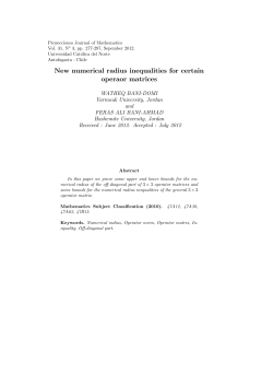 New numerical radius inequalities for certain operaor