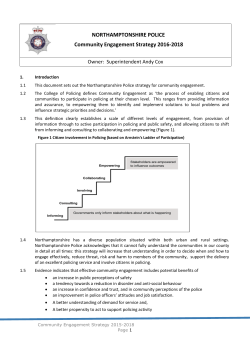 COG Update &ndash; 4th April 2011