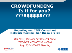 IEEE-USA CN Mtg on Crowd Funding FINAL