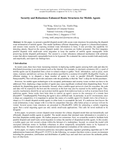 Security and Robustness Enhanced Route Structures for Mobile