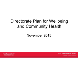 Safeguarding and Strategic Commissioning Adults Community