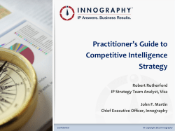 Practitioner`s Guide to Competitive Intelligence Strategy