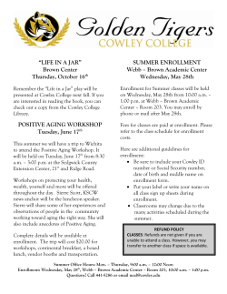 alaska cruise - Cowley College