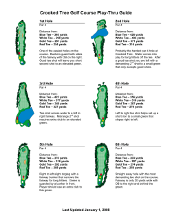 Crooked Tree Golf Course Play