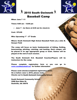 2007 Summer Baseball Camp