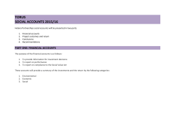 TORUS SOCIAL ACCOUNTS 2015/16 Helena Partnerships social
