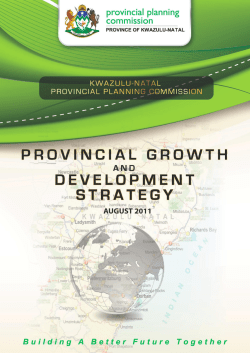 provincial growth and development strategy 2011