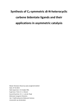Synthesis of C 2 -symmetric di-N-heterocyclic carbene