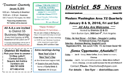2016 January - District 55 Alcoholics Anonymous
