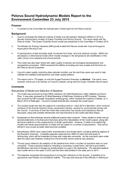 Public summary of Pelorus Sound