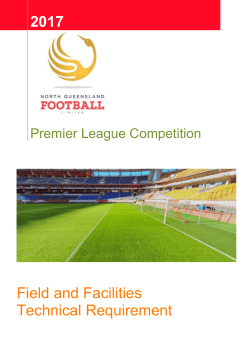 NQF Field Facilities Technical Requirement V1.2 310816