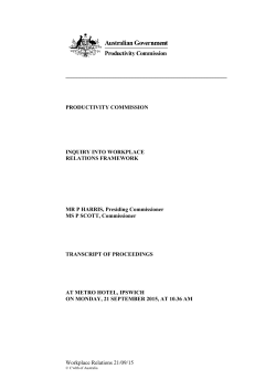 Ipswich - Productivity Commission