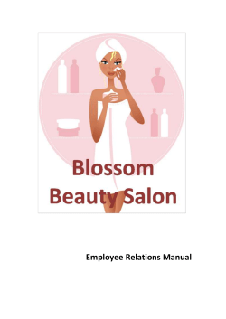 Employee Relations Manual