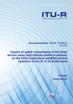 RECOMMENDATION ITU-R F.1570-2*
