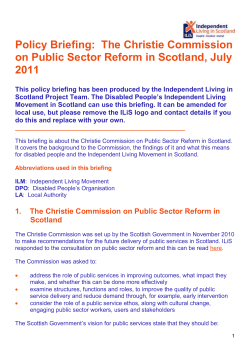 here - Independent Living in Scotland