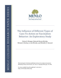 The Influence of Different Types of Cues-To