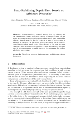 Snap-Stabilizing Depth-First Search on Arbitrary Networks