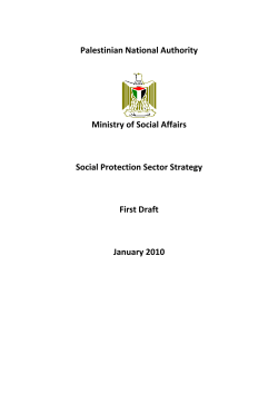 Social Protection Sector Strategy