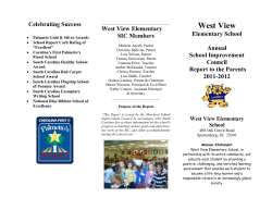 School Achievements - West View Elementary