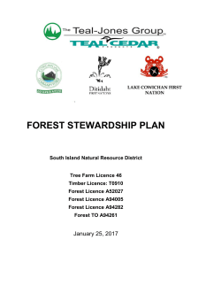 Forest Stewardship Plan