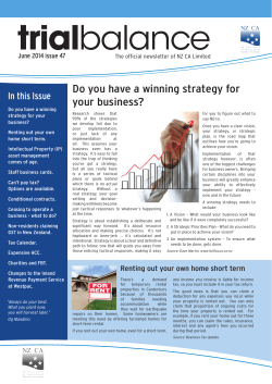 Do you have a winning strategy for your business?