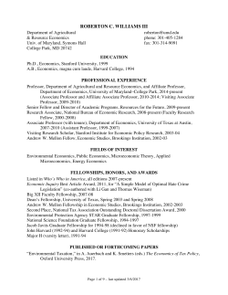roberton c. williams iii - Department of Agricultural and Resource