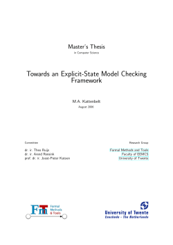Towards an Explicit-State Model Checking Framework
