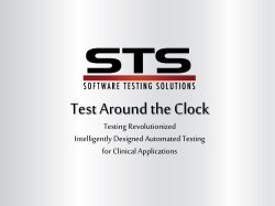 Test Around the Clock by STS and the Test Suites