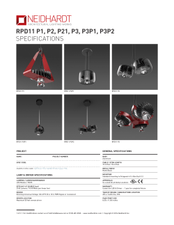 rpd11 p1, p2, p21, p3, p3p1, p3p2 specifications