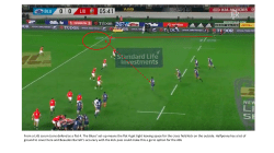 Lions Visuals kick through