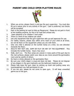 Open Play Time Rules