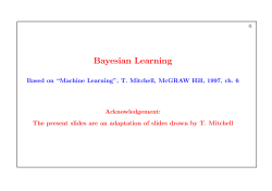 Bayesian Learning