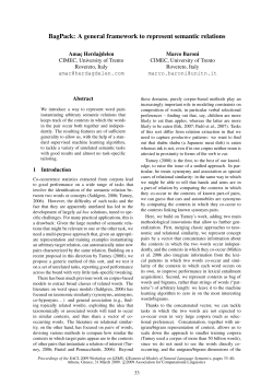 BagPack: A General Framework to Represent Semantic Relations
