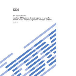 Installing agents on Linux for System x and preparing