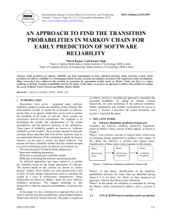 an approach to find the transition probabilities in markov chain for