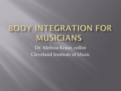 Body integration for musicians